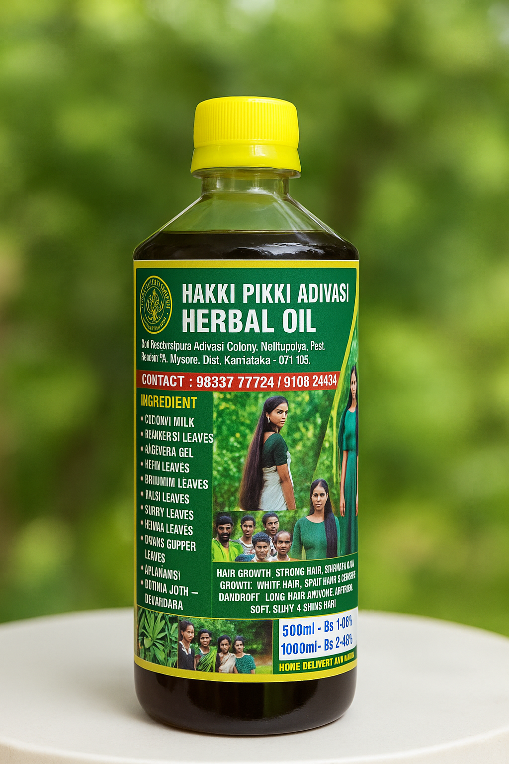 Hakki Pikki Adivasi Herbal Hair Oil🌿